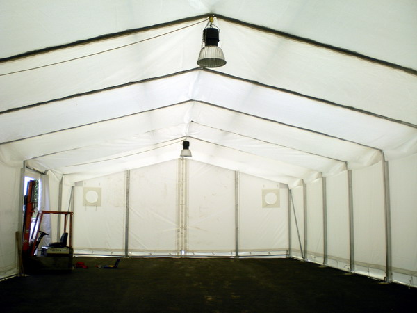 Lagerhalle mit Innenplanen