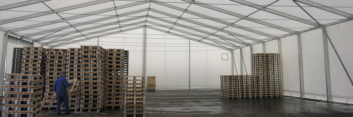 Lagerzelt mieten Palettenlager