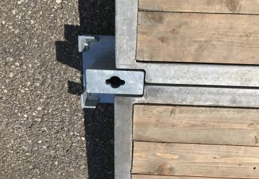 Schwerlastboden voller Verbinder mit Bajonettverbindung